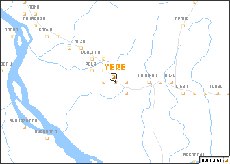 map of Yeré