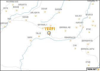 map of Yerfi