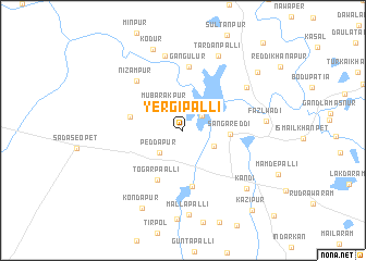 map of Yergipalli