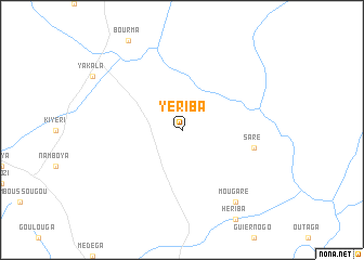 map of Yériba