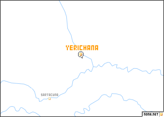 map of Yerichaña
