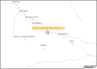 map of Yeriko-Krepinskiy