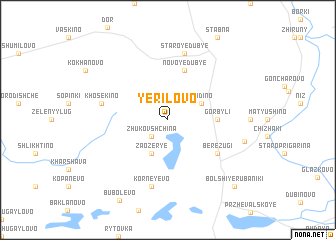 map of Yerilovo