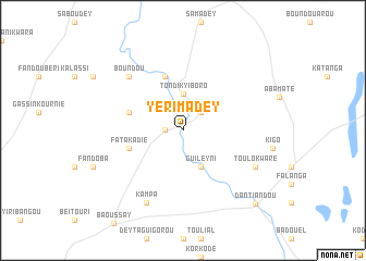 map of Yérimadey