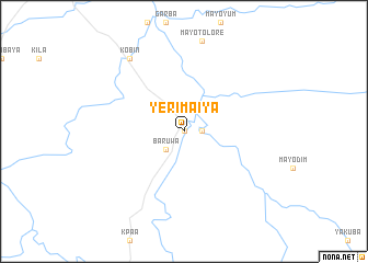 map of Yerima Iya