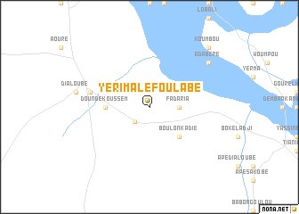map of Yéri Malé Foulabé