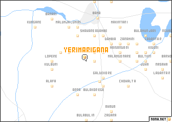 map of Yerimari Gana
