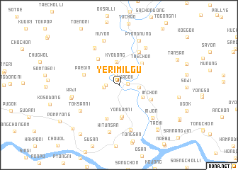 map of Yerimilgu