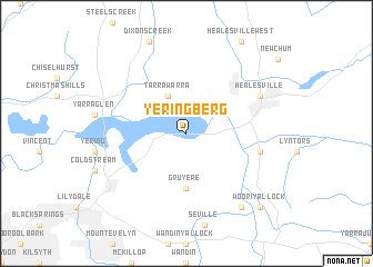 map of Yeringberg