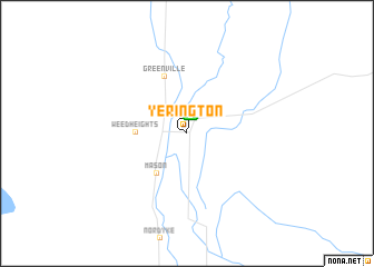 map of Yerington