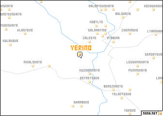 map of Yerino