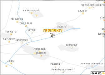 map of Yerinskiy