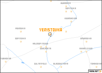 map of Yeristovka