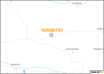 map of Yerkovtsy