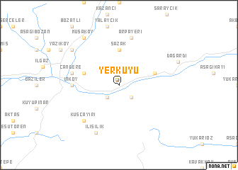 map of Yerkuyu