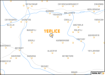 map of Yerlice