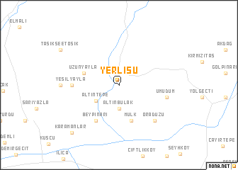 map of Yerlisu