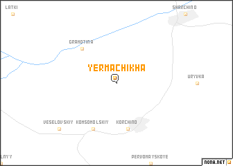 map of Yermachikha