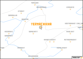 map of Yermachikha