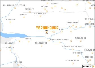 map of Yermakovka
