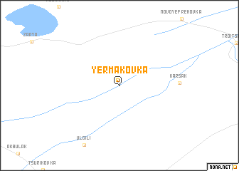 map of Yermakovka