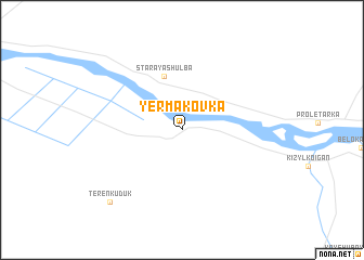 map of Yermakovka