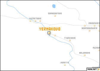 map of Yermakovo