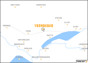 map of Yermakovo