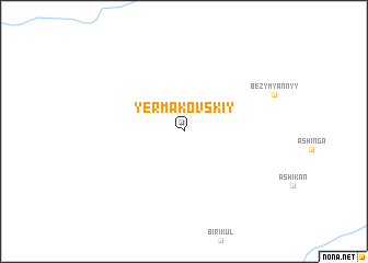 map of Yermakovskiy