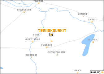 map of Yermakovskiy