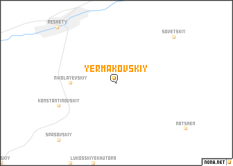 map of Yermakovskiy