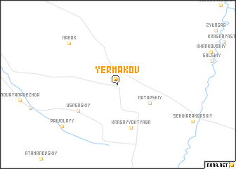 map of Yermakov