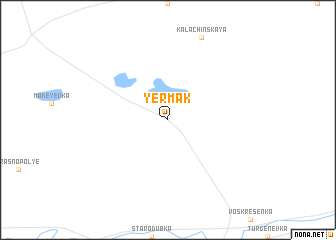 map of Yermak