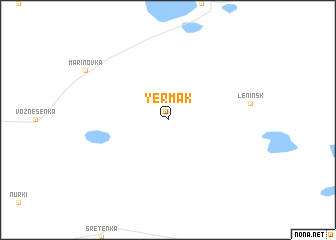 map of Yermak