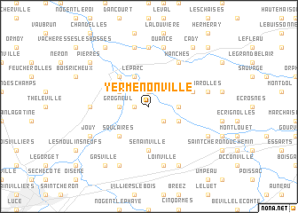 map of Yermenonville