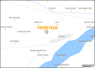 map of Yermeyevo