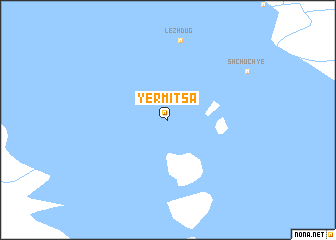 map of Yërmitsa