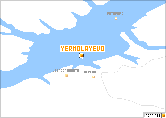 map of Yermolayevo