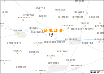 map of Yermolino