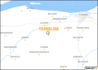 map of Yermolino