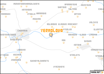 map of Yermolova