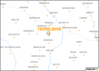 map of Yermolovka