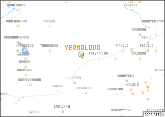 map of Yermolovo