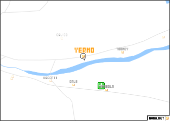 map of Yermo