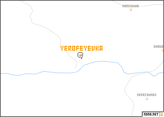 map of Yerofeyevka
