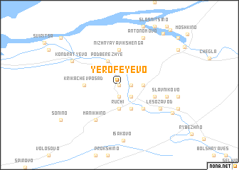 map of Yerofeyevo