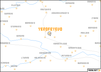 map of Yerofeyevo