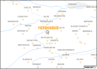 map of Yerokhovo