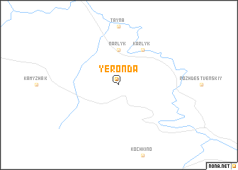 map of Yeronda