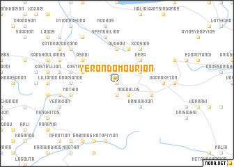 map of Yerondomouríon